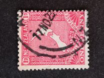 [Map of New Zealand - Coated paper, प्रकार BF]