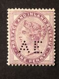 [Regina Vittoria  - Iscrizione "POSTAGE AND INLAND REVENUE", Scrivi AI1]