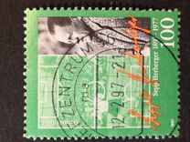 [The 100th Anniversary of the Birth of Sepp Herberger, Football coach and Player, type BLF]