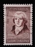 [The 200th anniversary of the birth of the chemist Johan Gadolin, type KN]