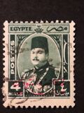 [King Farouk - Overprinted "King of Egypt and the Sudan 16th October 1951", type CM13]