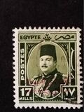 [King Farouk - Overprinted "King of Egypt and the Sudan 16th October 1951", type CM17]