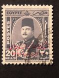 [King Farouk - Overprinted "King of Egypt and the Sudan 16th October 1951", type CM18]