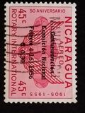 [Airmail - National Exhibition - Overprinted "Conmemoracion Exposicion Nacional Febrero 4-16, 1956" and Surcharged, type SM]