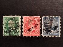 [American Occupation . American Postage Stamps Overprinted "PORTO RICO", type P]
