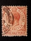 [King George V - Different Watermark, type J9]
