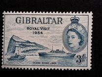 [Overprinted "ROYAL VISIT 1954", tyyppi AV]