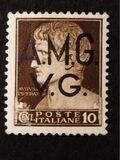 [Italian Postage Stamps Overprinted "A.M.G.V.G." - Allied Military Governemnt Venezia Guilia, type A]