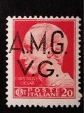 [Italian Postage Stamps Overprinted "A.M.G.V.G." - Allied Military Governemnt Venezia Guilia, type A1]