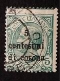 [Italian Stamps Surcharged, type N]