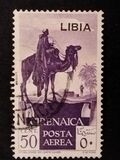 [Airmail - Italian Cyrenaica Stamps Overprinted "LIBIA", typ S]