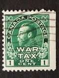 [King George V in Admiral Uniform Overprinted "War Tax", Вид AL]