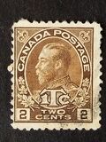 [King George V in Admiral Uniform With War Tax Inscription, type AM8]