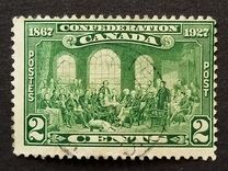 [The 60th Anniversary of the Founding of the Dominion of Canada, Inscription: "1867 Confederation 1927", type AS]
