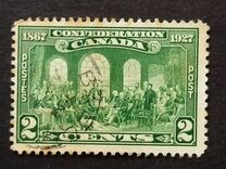 [The 60th Anniversary of the Founding of the Dominion of Canada, Inscription: "1867 Confederation 1927", type AS]
