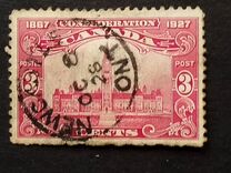 [The 60th Anniversary of the Founding of the Dominion of Canada, Inscription: "1867 Confederation 1927", type AT]