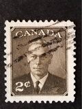[King George VI As Previous Without Inscription "POSTES POSTAGE", Tip EP]