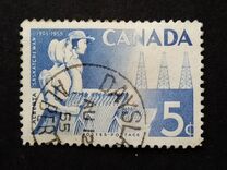 [The 50th Anniversary of Alberta and Saskatchewan Provinces, type HH]