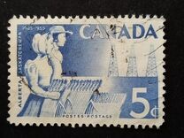 [The 50th Anniversary of Alberta and Saskatchewan Provinces, type HH]