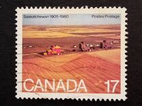 [75 Aniversario de las provincias de Alberta y Saskatchewan., tipo ZJ]