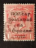 [Great Britain Stamps Overprinted in Black by Dollar Printing House Ltd. - Roman Numeral I and Long 9 in "I922",, type A1]