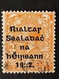 [Great Britain Stamps Overprinted in Bluish Black or Red - Overprint 14½ x 16mm, प्रकार C7]