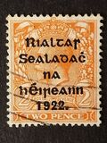 [Great Britain Stamps Overprinted in Bluish Black or Red - Overprint 14½ x 16mm, प्रकार C7]