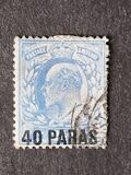 [Great Britain Postage Stamps Surcharged, Tip E]
