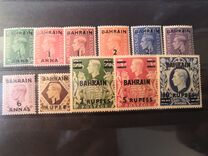 [Great Britain Postage Stamps Overprinted "BAHRAIN", тип F]