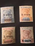 [Queen Victoria Surcharged, 類型 E]