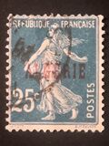 [Sellos de Francia sobrecargados en rojo. "ALGÉRIE" , tipo A2]