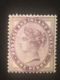 [Queen Victoria - Inscription "POSTAGE AND INLAND REVENUE", Tip AI1]