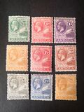 [King George V - Different Watermark, tipo H]