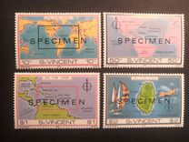 [St. Vincent on Various Geographic Maps, type MZ]