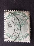 [Queen Victoria, New Watermark, प्रकार W2]