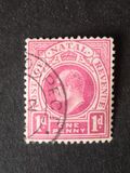 [King Edward VII - Inscription "POSTAGE - REVENUE", प्रकार AE1]