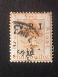 [British Occupation - Previous Issues Surcharged & Overprinted "V.R.I.", type J]
