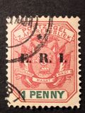 [South African Republic Postage Stamps Overprinted "E. R. I ", type H1]
