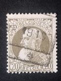 [King Leopold II. New issue, type AH]