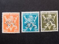 [Inscription: "BELGIE BELGIQUE" - Overprinted -10% or 10%, type LI16]