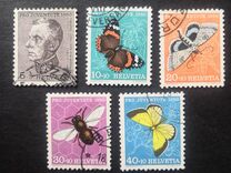 [Pro Juventute - The 100th Anniversary of the Death of Teophill Sprecher - Insects, प्रकार UW]