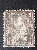 [Helvetia - New Design - Value in Corners - White Paper, प्रकार K2]