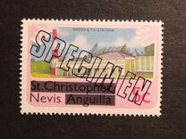 [Issues of St. Christopher, Nevis and Anguilla with "St. Christopher" and "Anguilla" Obliterated., type A]