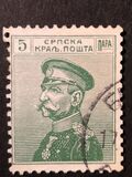 [King Peter I - For Different Colors See No.117-126, Typ O2]