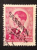[Yugoslavian Postage Stamps Overprinted "SERBIEN", Tip A4]