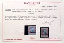[Italy Postage Stamps Surcharged - Constantinople Issue, Typ T9]