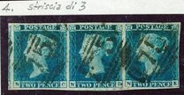 [Queen Victoria, 1819-1901 - White Line Below "POSTAGE" & Above "TWO PENCE", タイプ B]