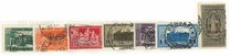 [The 1400th Anniversary of Monastery Monte Cassino - Not Issued Italian Stamps Overprinted "CIRENAICA" in Red or Blue, タイプ L]