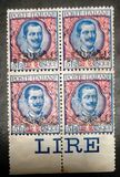 [Italian Postage Stamps Overprinted "TRIPOLI DI BARBERIA", type A9]
