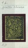 [Coat of Arms - Black Print on Colored Paper, type A]